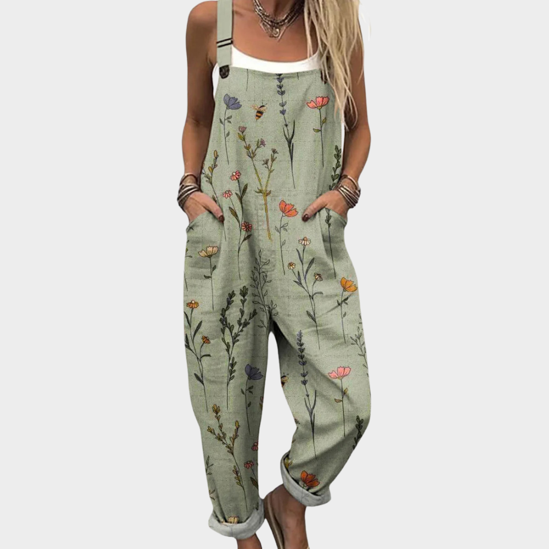 Cozy Graphic Jumpsuit