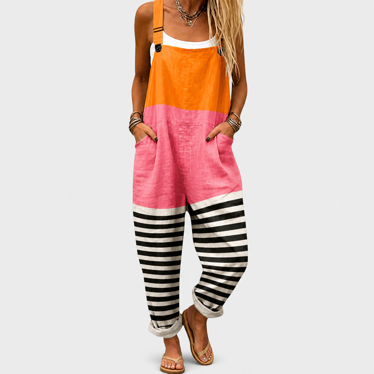 Cozy Patterned Jumpsuit