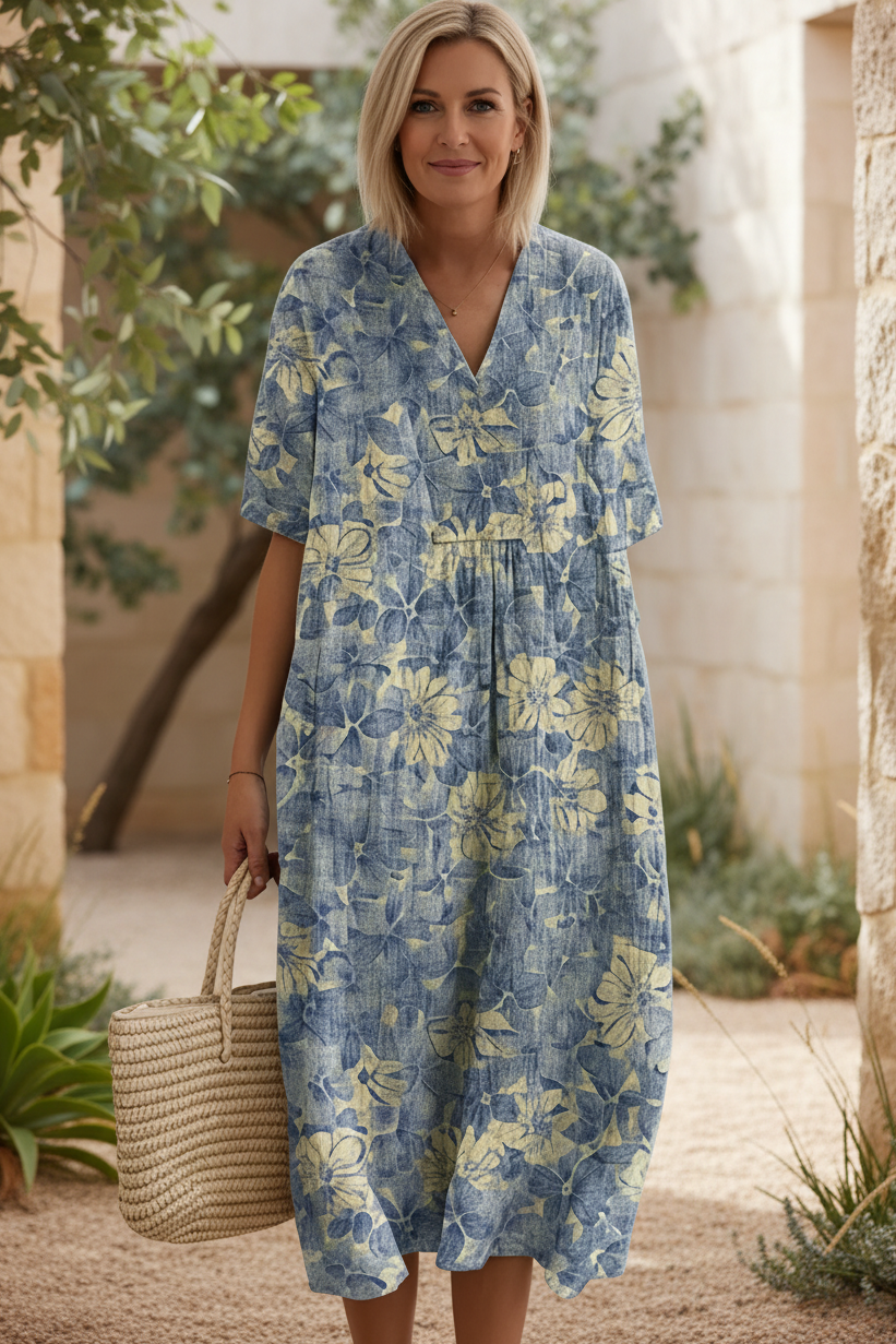 VIVIENNE - CHARMING FLORAL DRESS