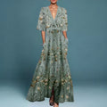Hazel - Chic Floral Wrap Dress