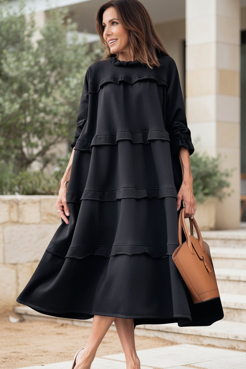 MORGAN – ELEGANT LAYERED MAXI DRESS