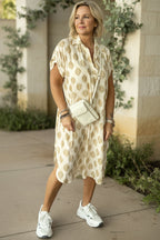 JULIANNE - PATTERNED SHIRT DRESS
