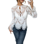 SARAH™ – Contemporary Blouse with Hollow Detail