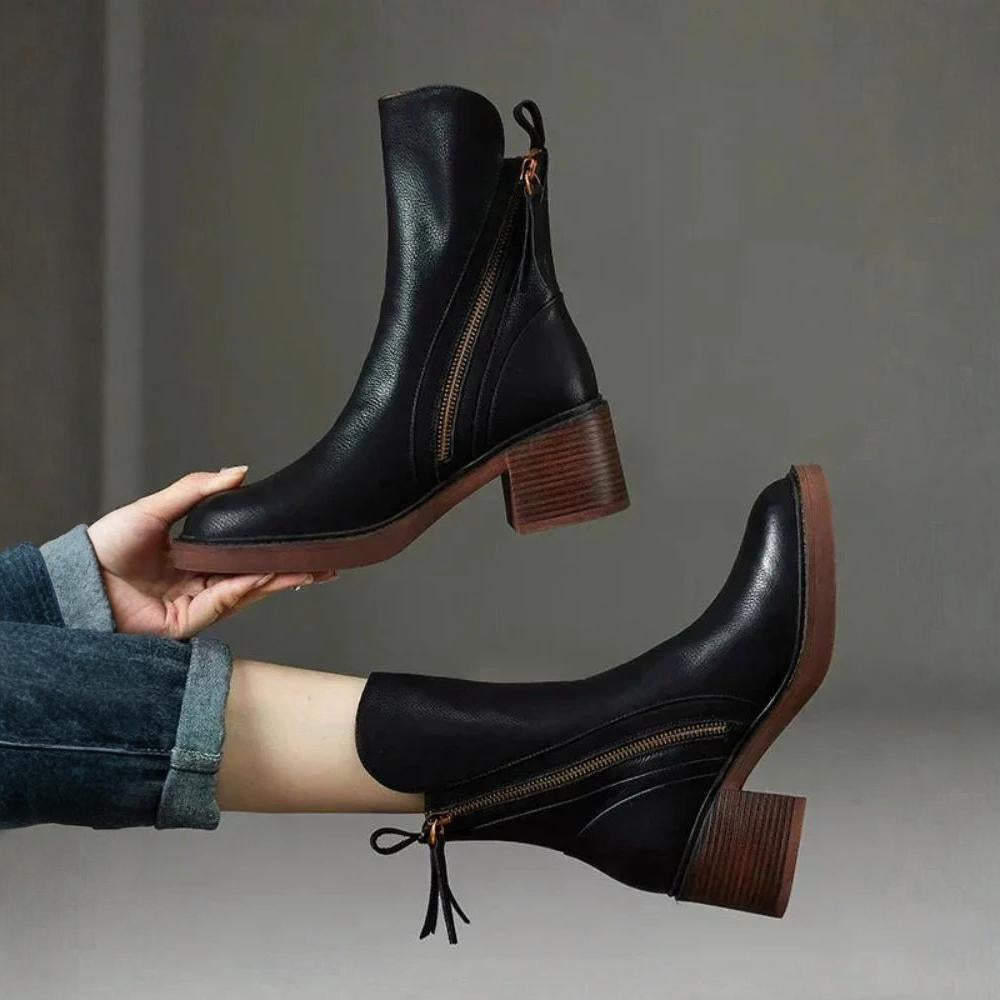 Martina | Premium Leather Ankle Boots