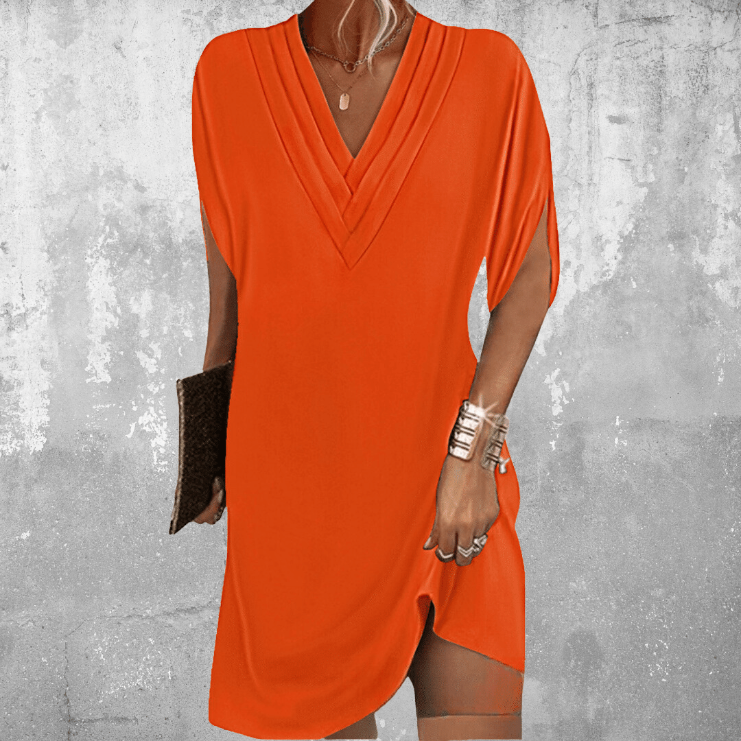 Thalia | Elegant Waist-Concealing Dress