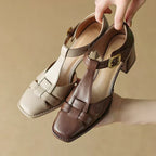 Belliora | Summer Sandals with Square Toe Design