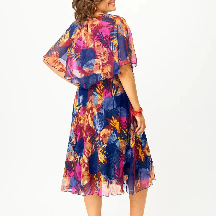 BARBARA | PLUS SIZE CHIFFON DRESS FOR ULTIMATE COMFORT