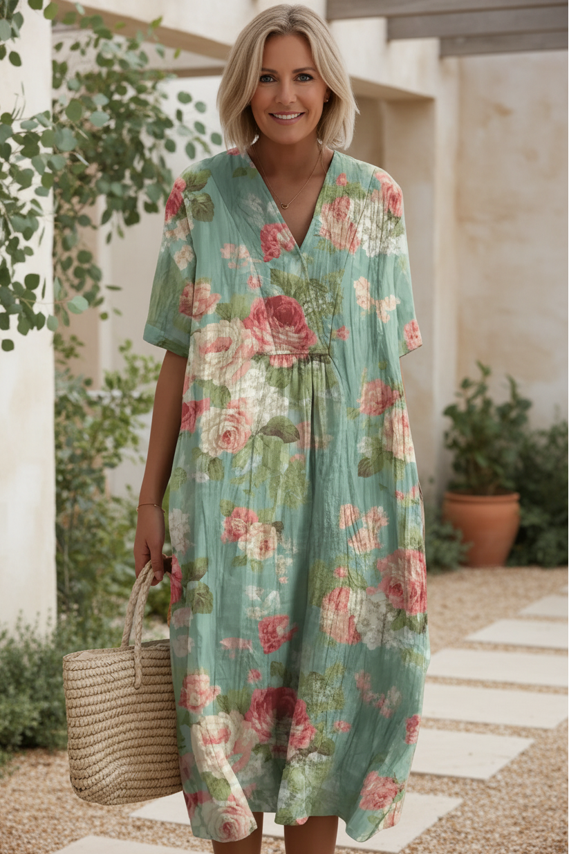 VIVIENNE - CHARMING FLORAL DRESS