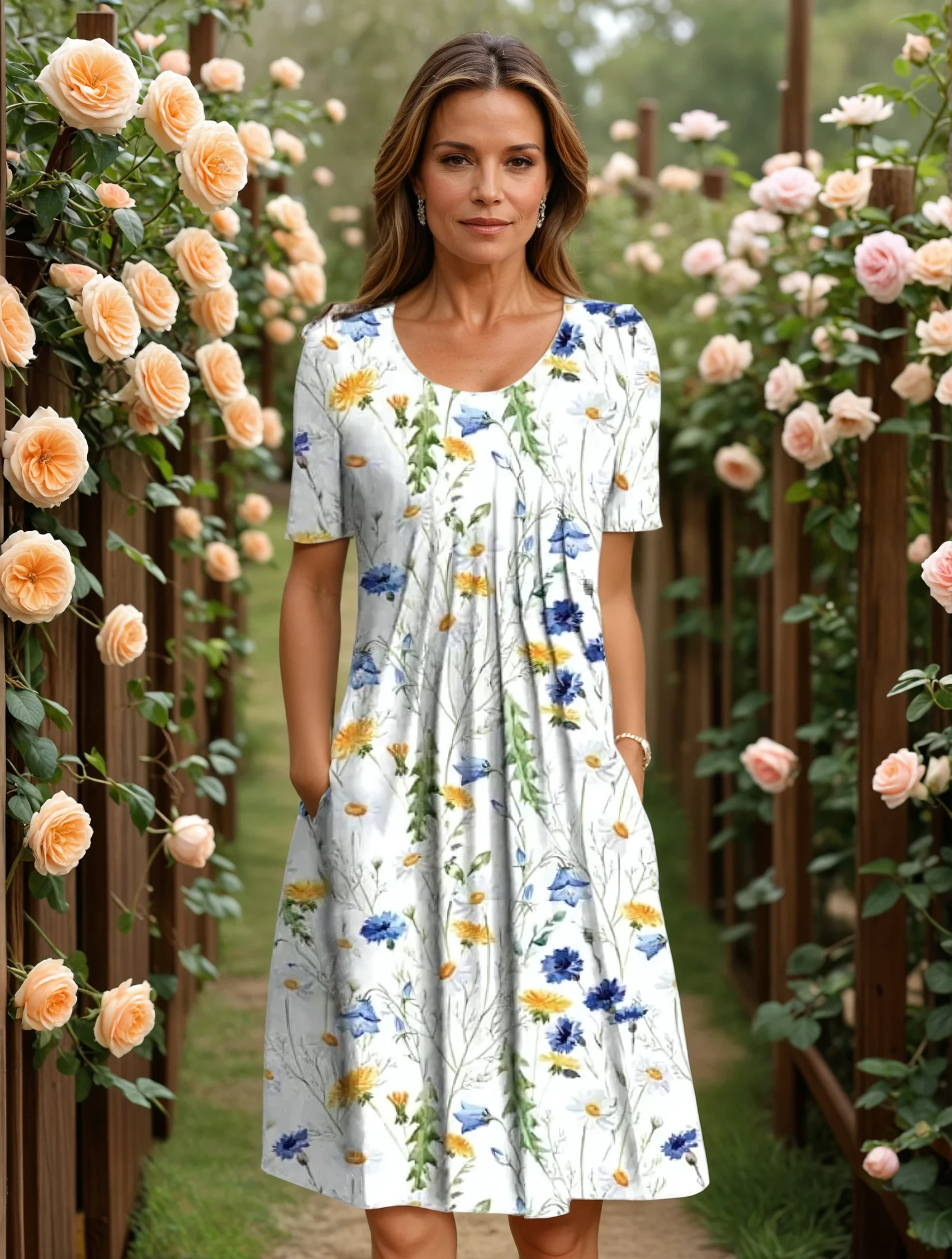 HARPER | Chic Dress with Belly Coverage