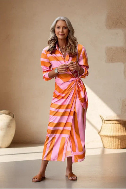 Cecilia™ Chic Striped Dress