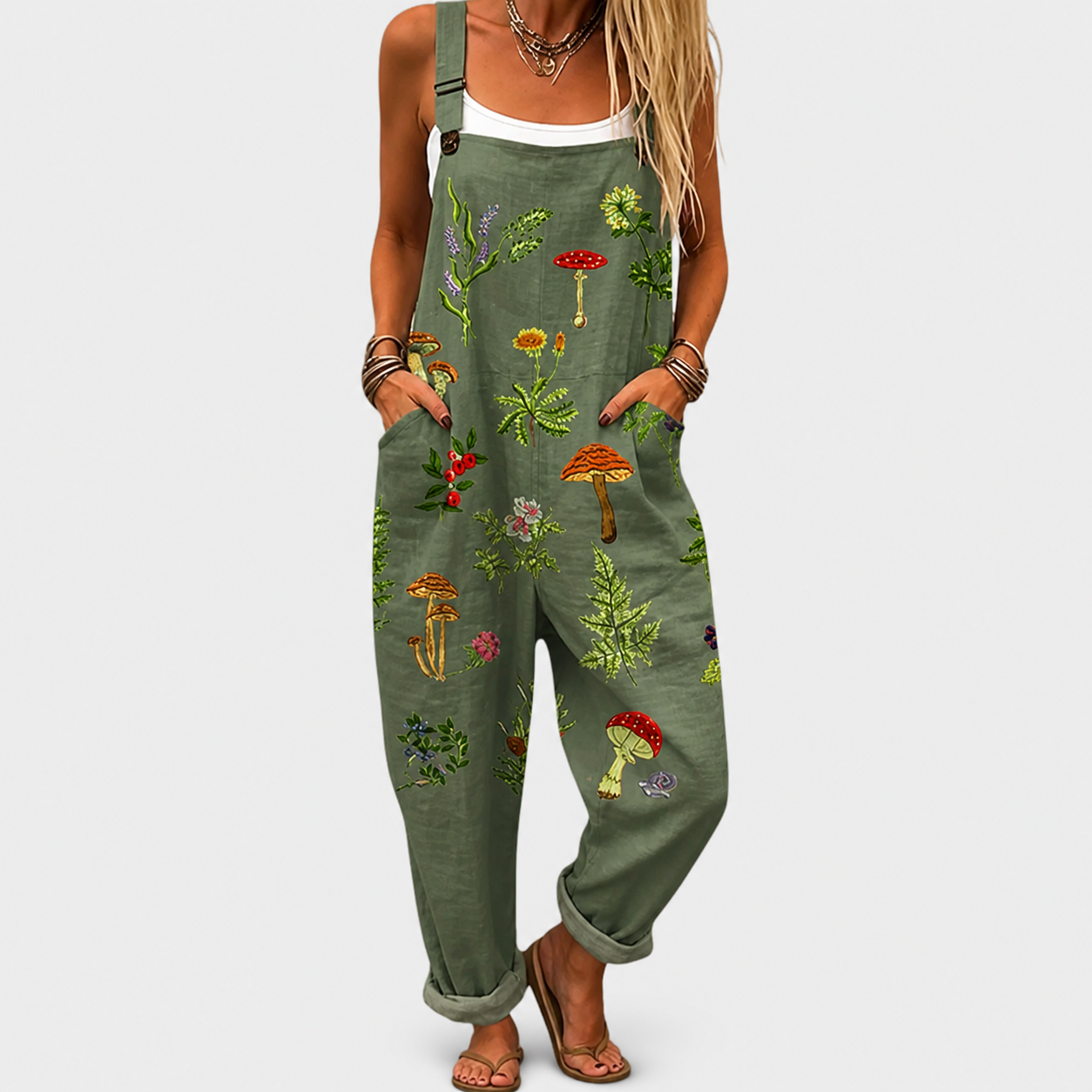 Cozy Printed Jumpsuit