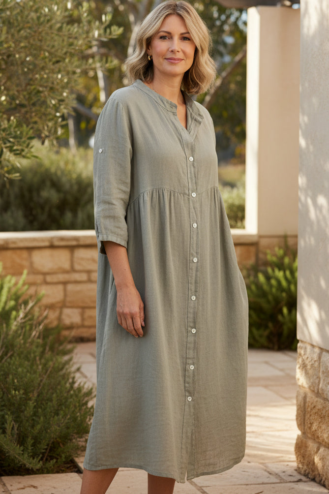 SANDRE - Relaxed Fit Shirt Dress