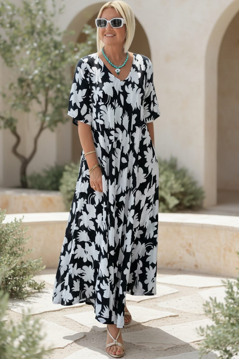 SOLENNE - ISLAND INSPIRED MAXI DRESS