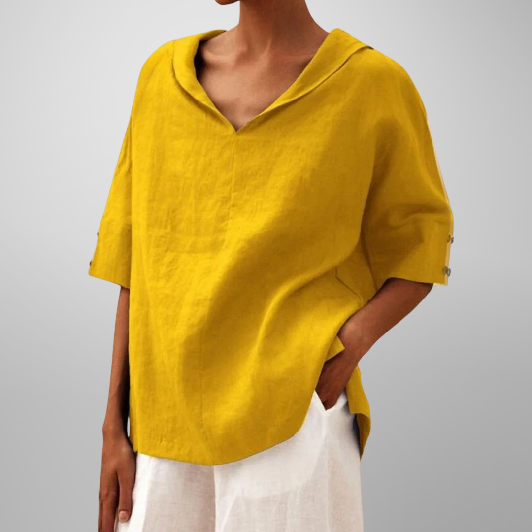 Lucy – Relaxed Fit Cotton Blouse