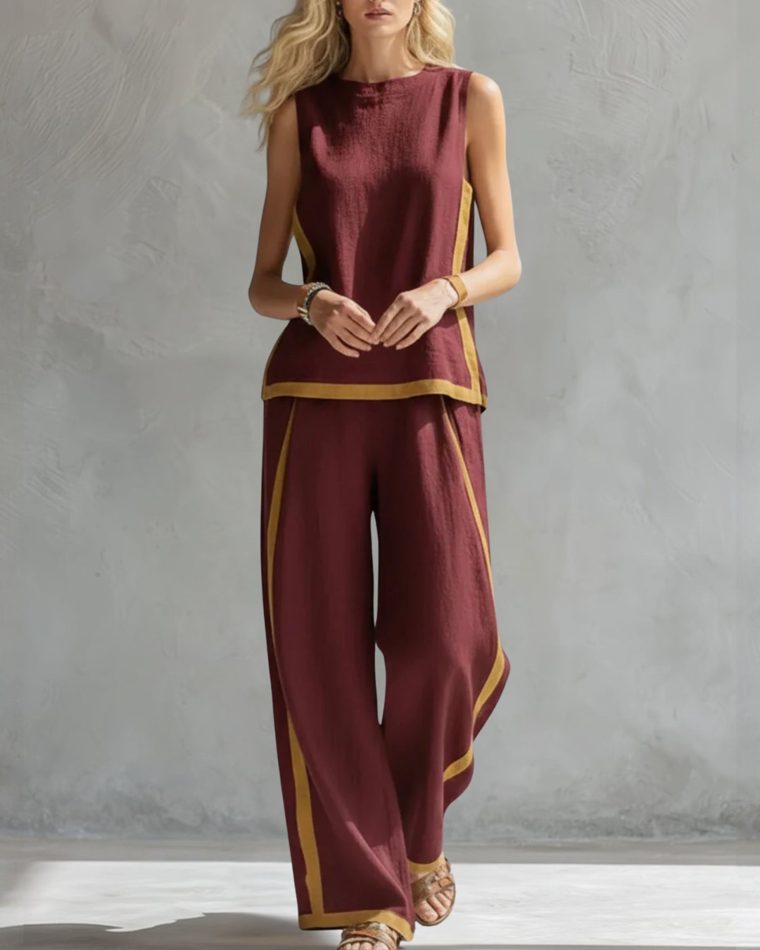 Leila - Chic Two-Piece Ensemble