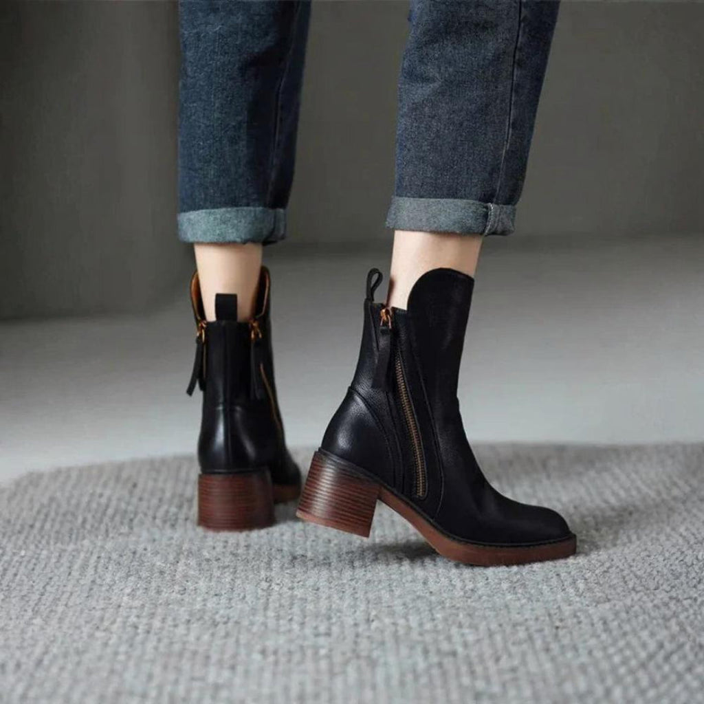 Martina | Premium Leather Ankle Boots