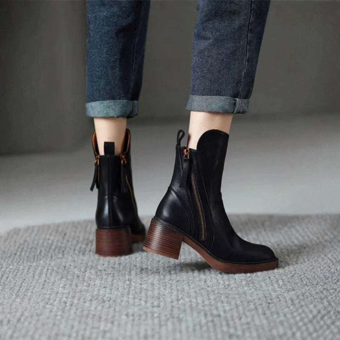 Martina | Premium Leather Ankle Boots