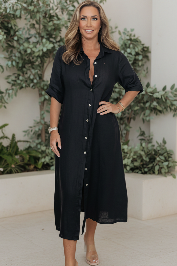 MILDA - Chic Shirt Dress