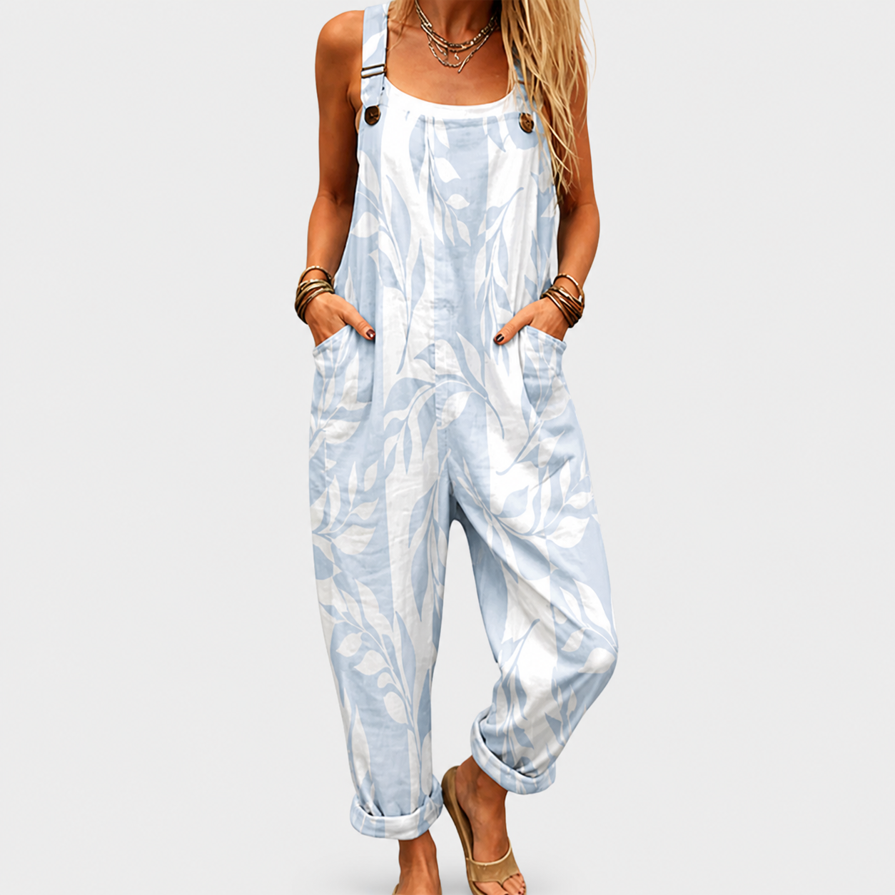 Cozy Printed Jumpsuit