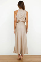 Violeta | Draped Dress Sahara