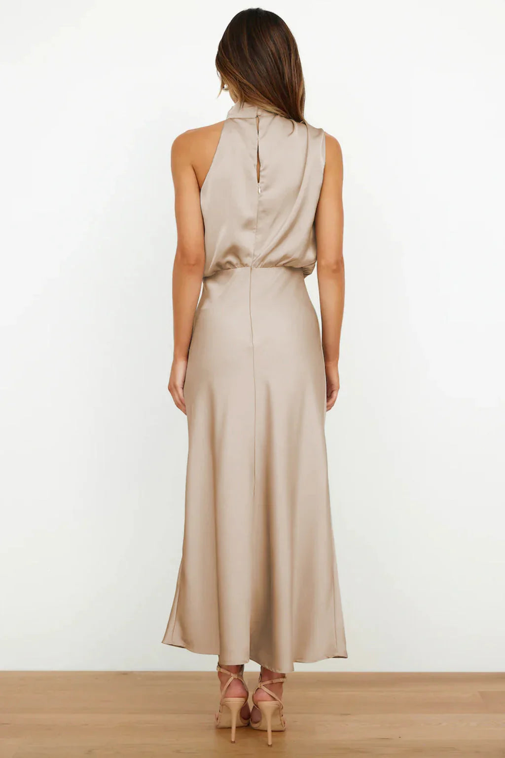 Violeta | Draped Dress Sahara