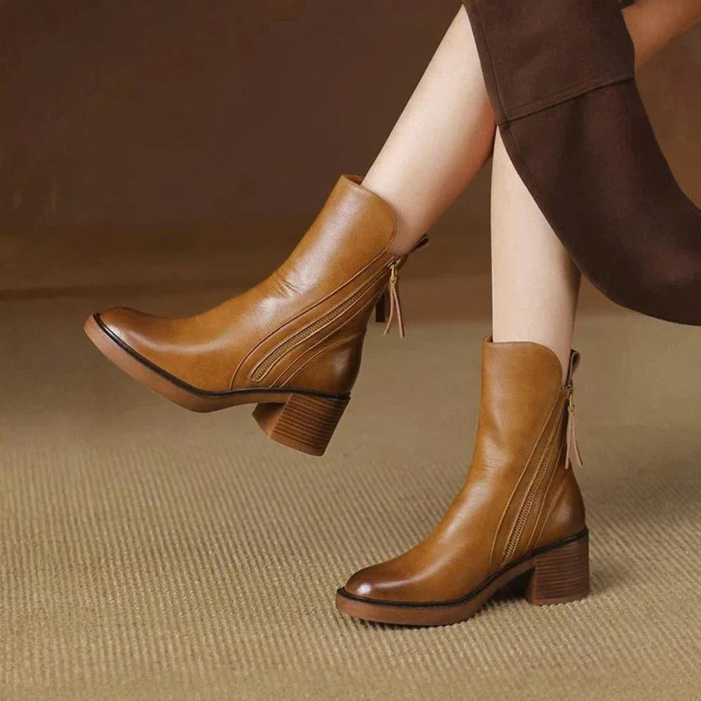 Martina | Premium Leather Ankle Boots