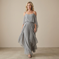 Ivah | Elegant Off-Shoulder Flowing Ensemble