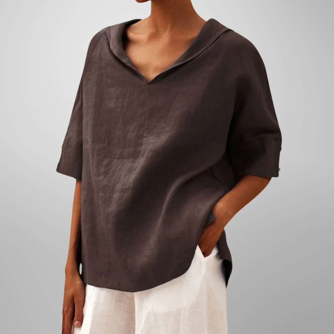 Lucy – Relaxed Fit Cotton Blouse