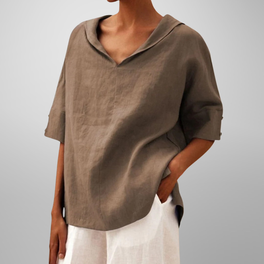 Lucy – Relaxed Fit Cotton Blouse