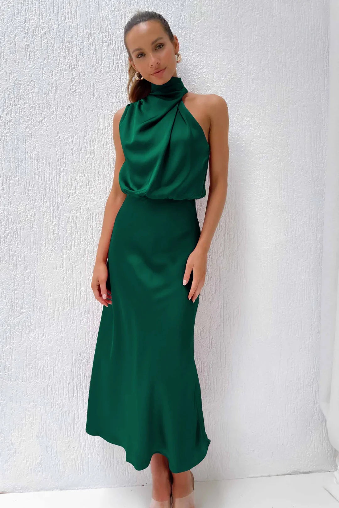 Violeta | Draped Dress Sahara