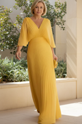 ZANA - ELEGANT PLEATED EVENING GOWN