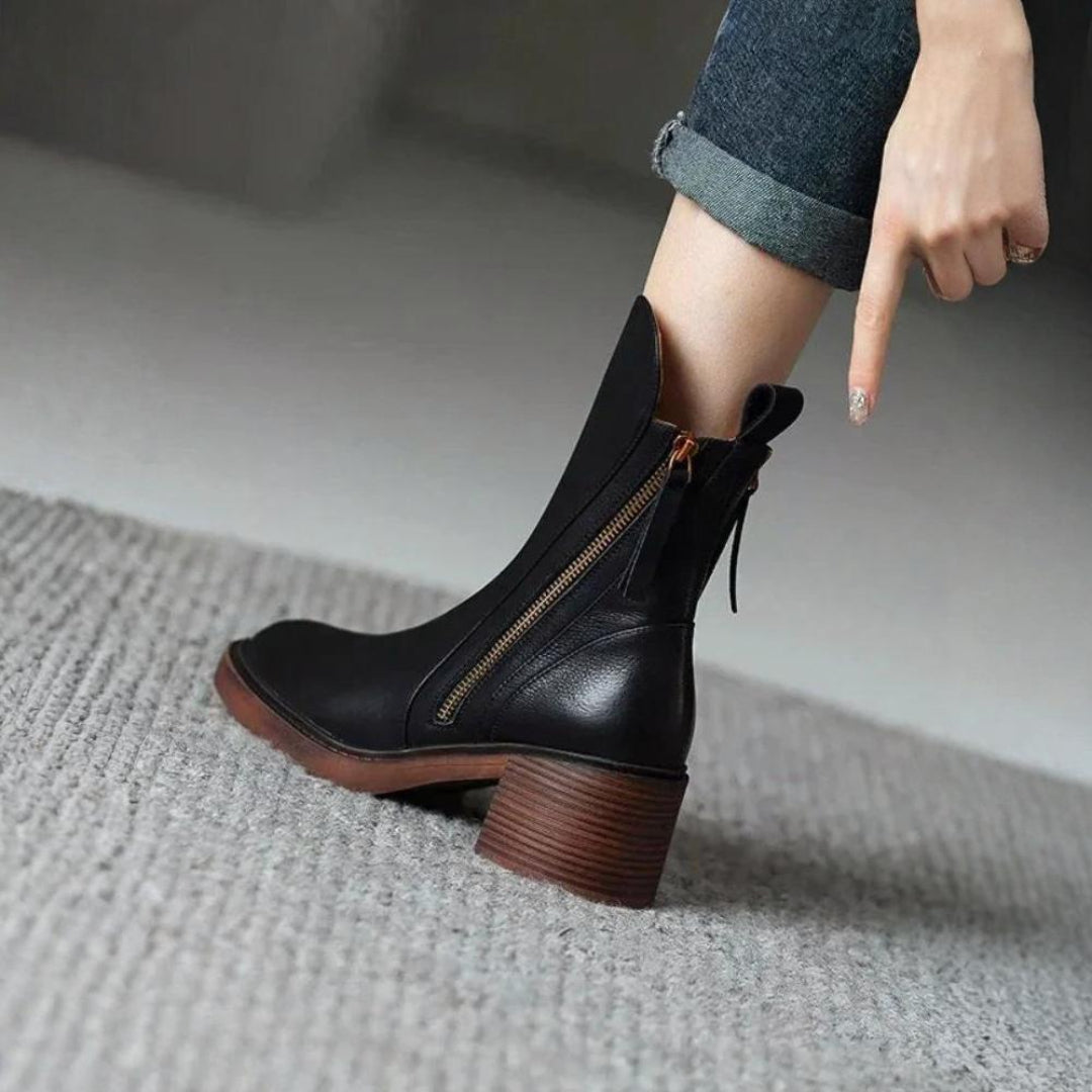 Martina | Premium Leather Ankle Boots