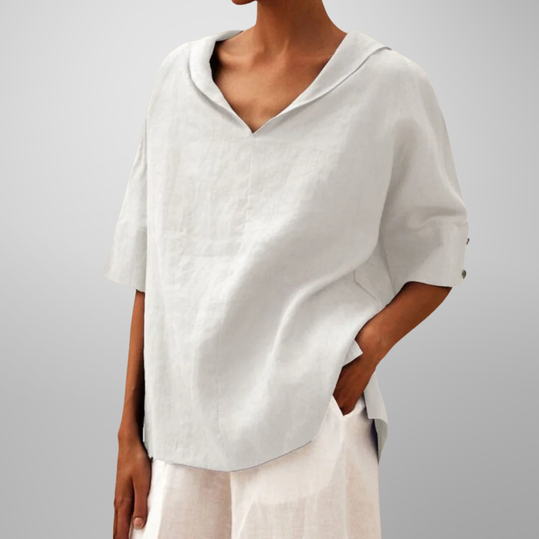 Lucy – Relaxed Fit Cotton Blouse