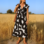 Valérie | Elegant V-Neck Dress