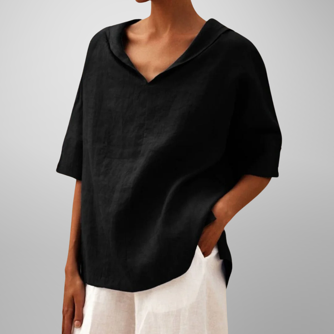 Lucy – Relaxed Fit Cotton Blouse