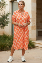 JULIANNE - PATTERNED SHIRT DRESS