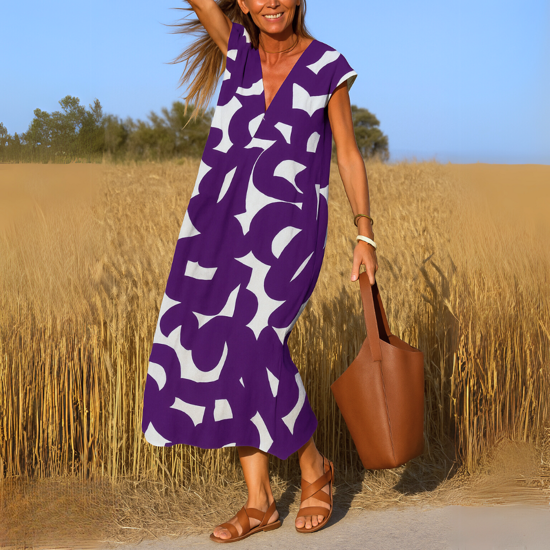 Valérie | Elegant V-Neck Dress