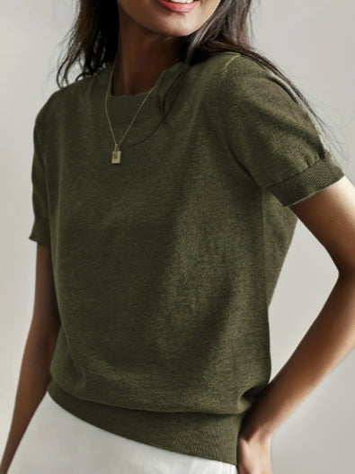 Tally - Relaxed Fit Short Sleeve Crew Neck Tee