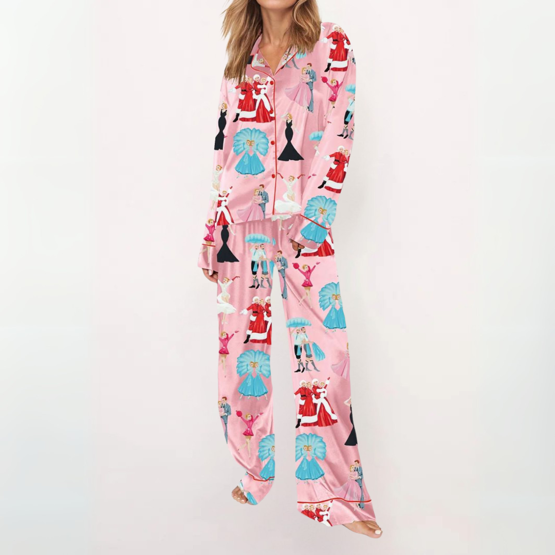 SYLIA™ - Relaxed Fit Printed Shirt & Cozy Pajama Set