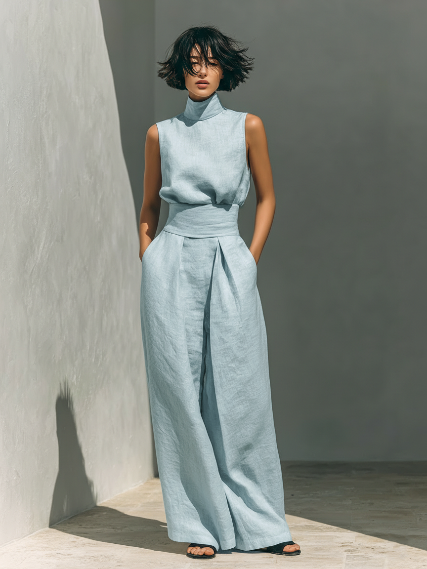 Tina - Sleek Women's Minimalist Ensemble