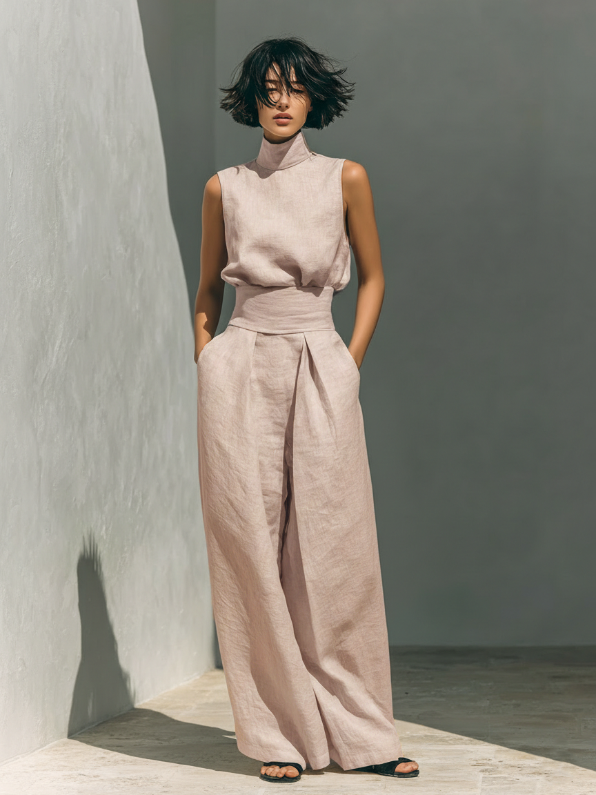 Tina - Sleek Women's Minimalist Ensemble