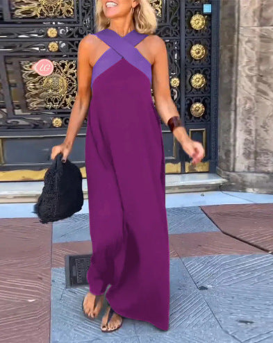 DELPHINE | Crossover Cut Dress