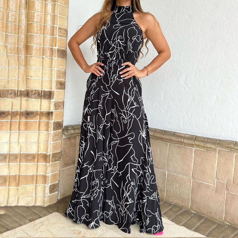QIANA™ - Chic Sleeveless Summer Jumpsuit with Elegant Wide Legs