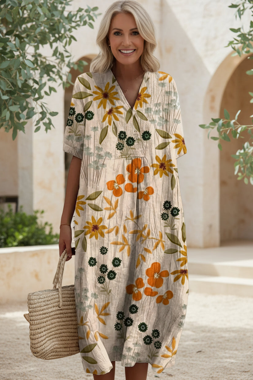 VIVIENNE - CHARMING FLORAL DRESS