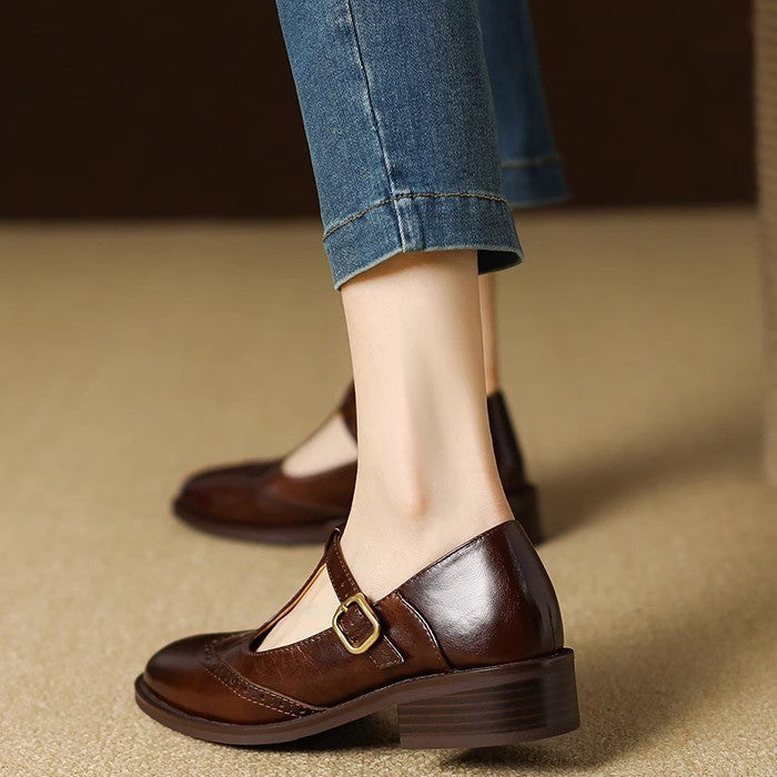 Ysolenne | Chic T-Bar Mary Jane Shoes