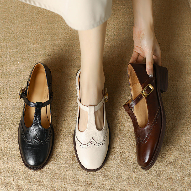 Ysolenne | Chic T-Bar Mary Jane Shoes