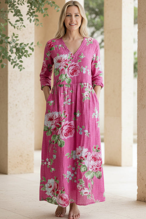 ANITA - ELEGANT FLORAL DRESS