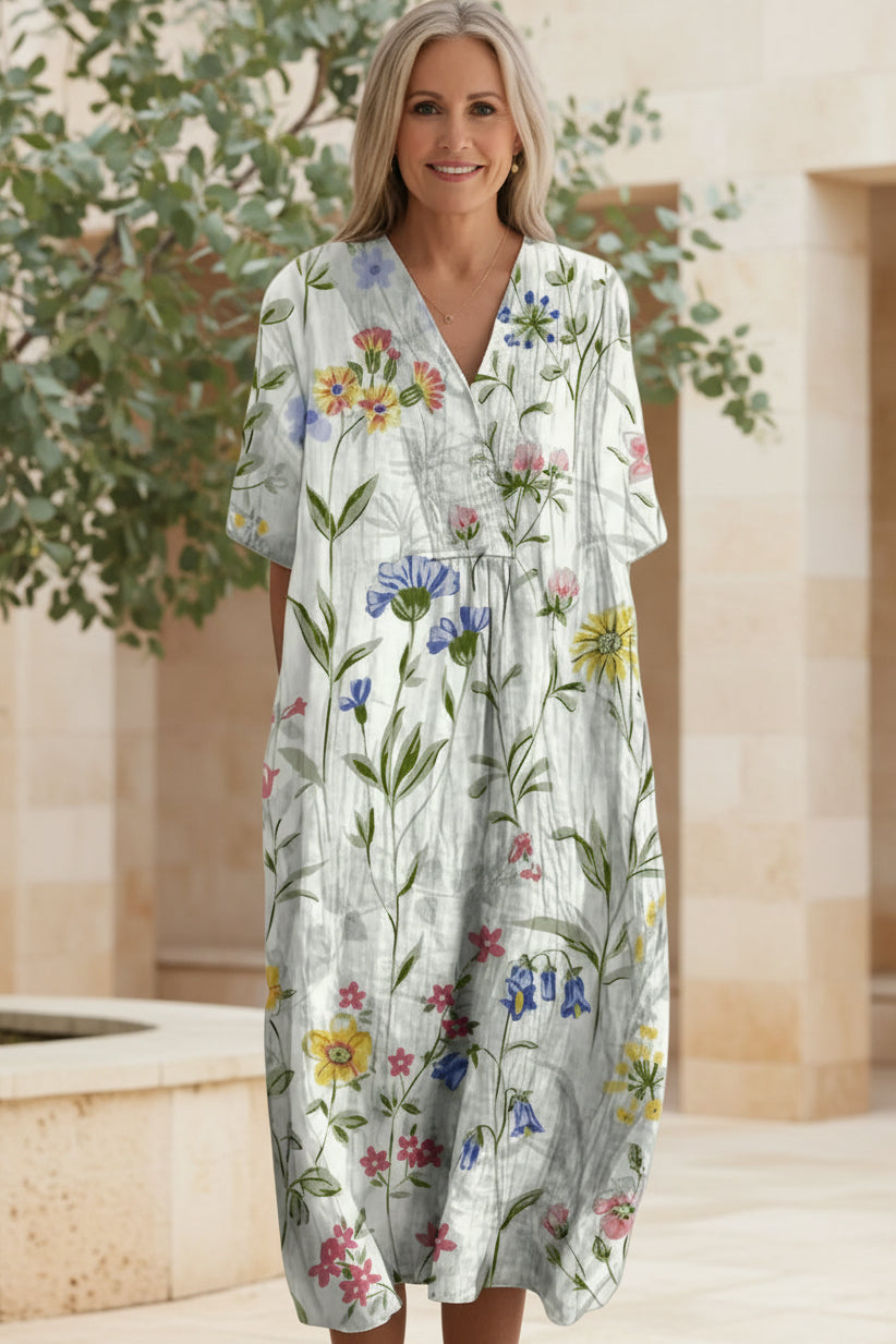 VIVIENNE - CHARMING FLORAL DRESS