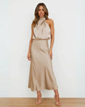 Violeta | Draped Dress Sahara