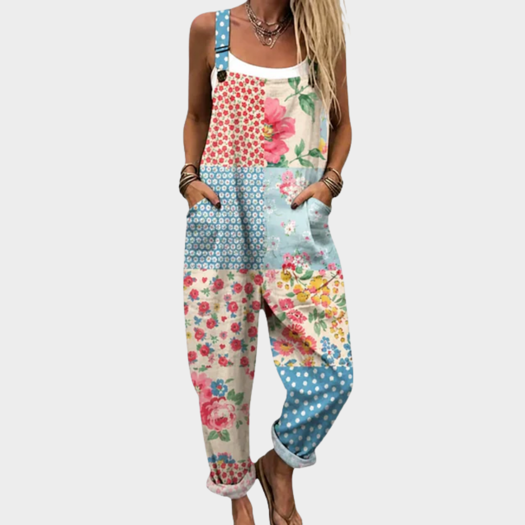 Cozy Graphic Jumpsuit